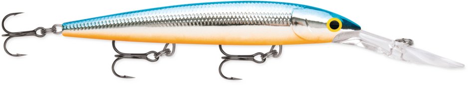 Down Deep Husky Jerk 14 Silver Blue