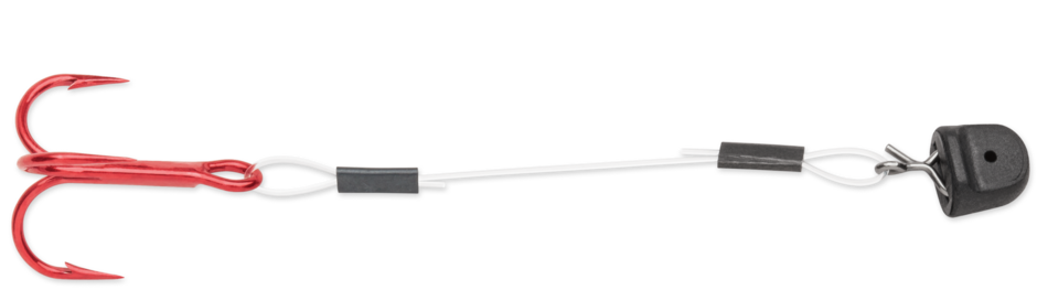 Quik Strike Trailer Treble Hook 3" Tin Red #10