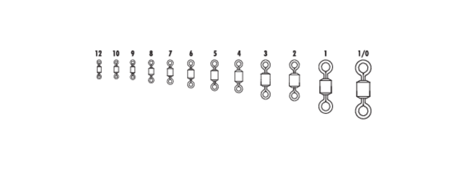 Rolling Swivel Size #9 (50 Pack)