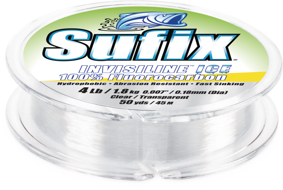 INVISILINE ICE FLUOROCARBON 8LB/50YD/CLEAR