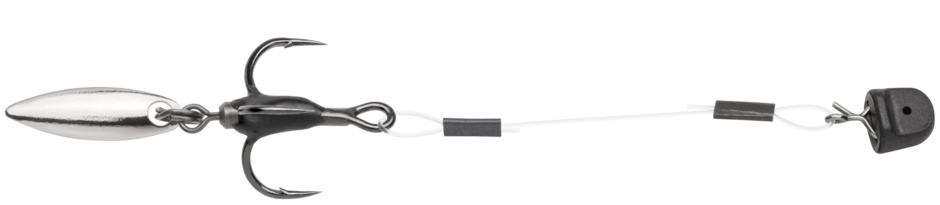 Bladed Hybrid Quik Strike Trailer Hook 2" Black Nickel