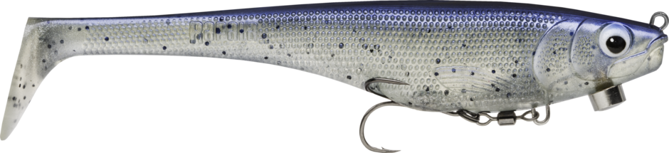 Rapala Soft Peto Prerigged 18 Blue Glitter Pre-rigged Swimbait