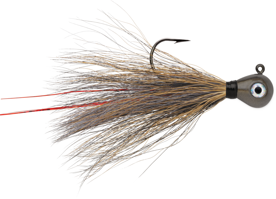Bucktail Jig 1/4 Smoke