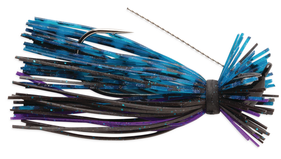 Finesse Jig 1/4 Black Blue Purple