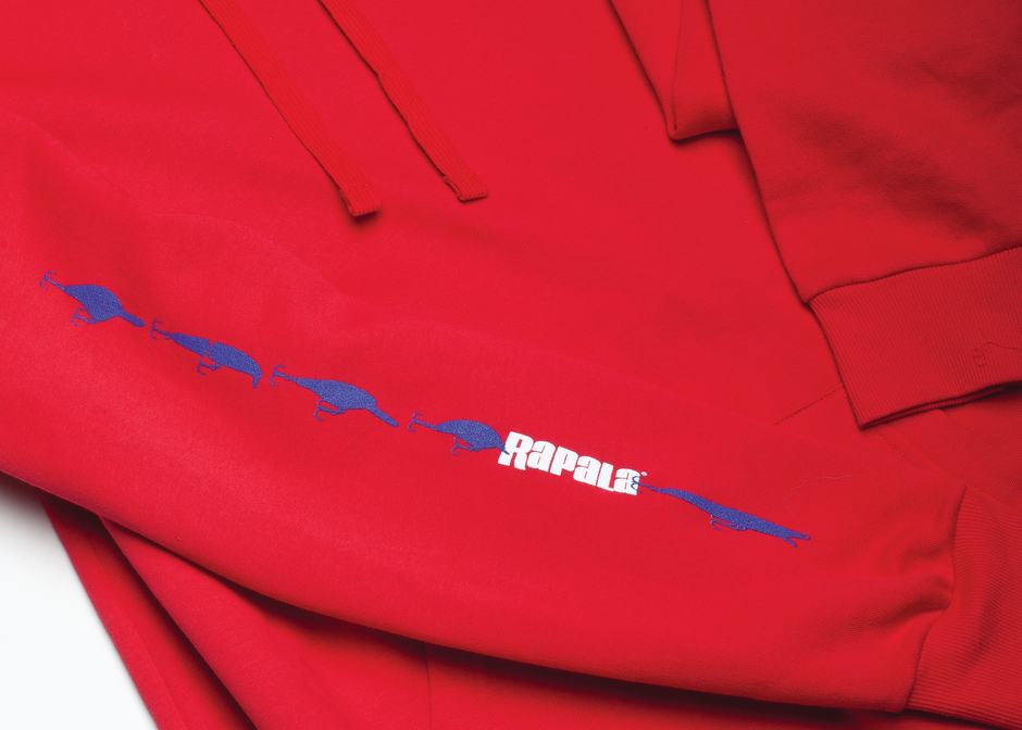 Rapala Red Fleece Pullover Hoodie