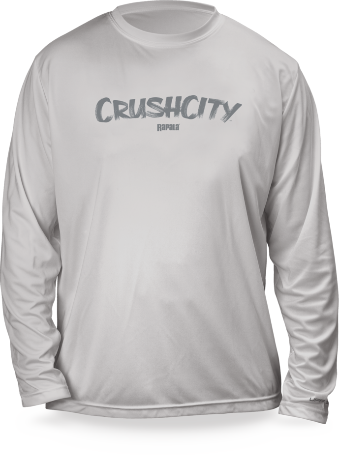 CrushCity Performance Longsleeve Tee in Gray