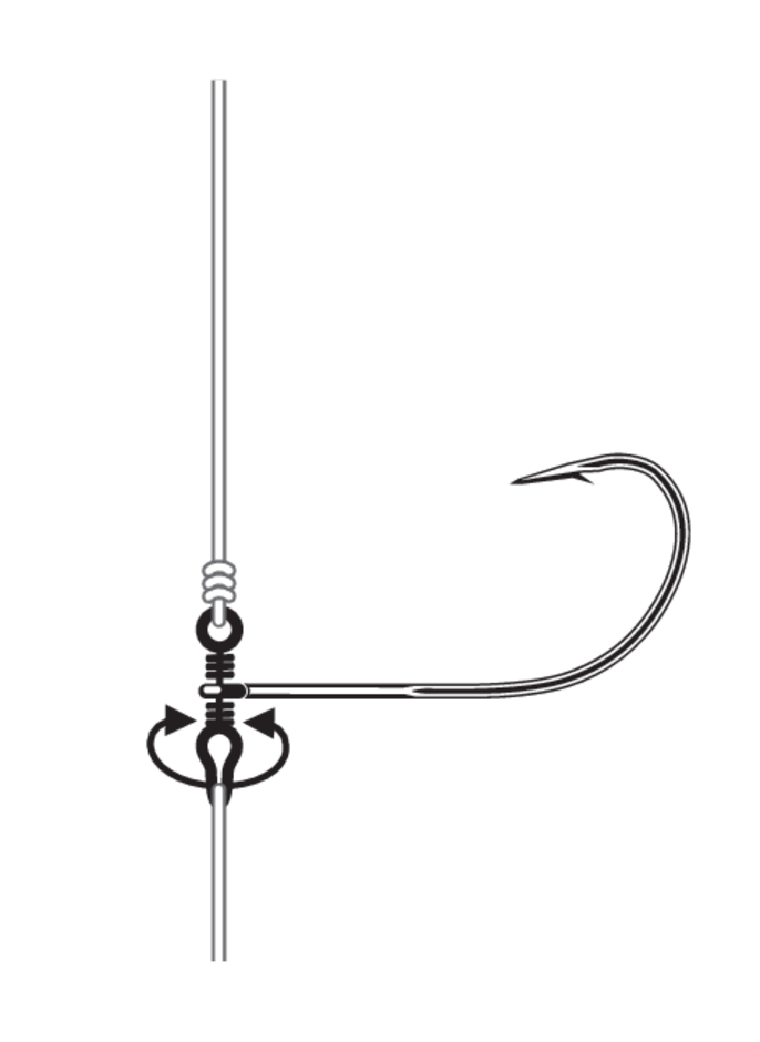 Spinshot Neko Hook Black Nickel #6