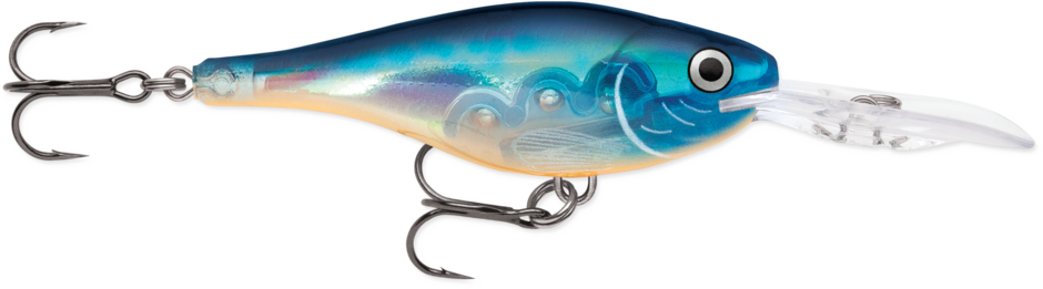 GLASS SHAD RAP 05 Blue Ghost