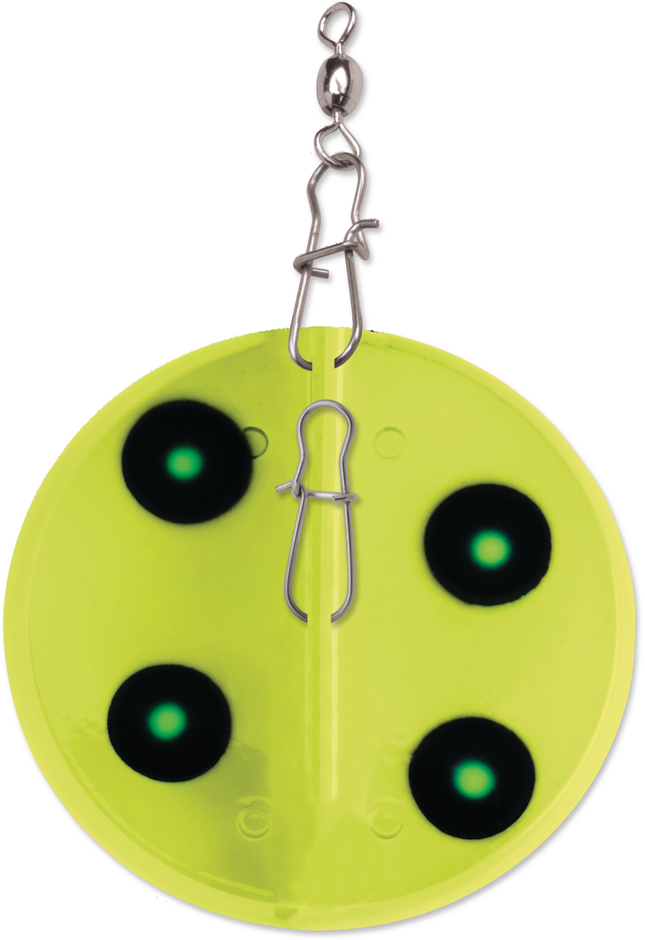 2) Luhr Jensen Dipsy Diver Mini Size 3/0 Silver Directional