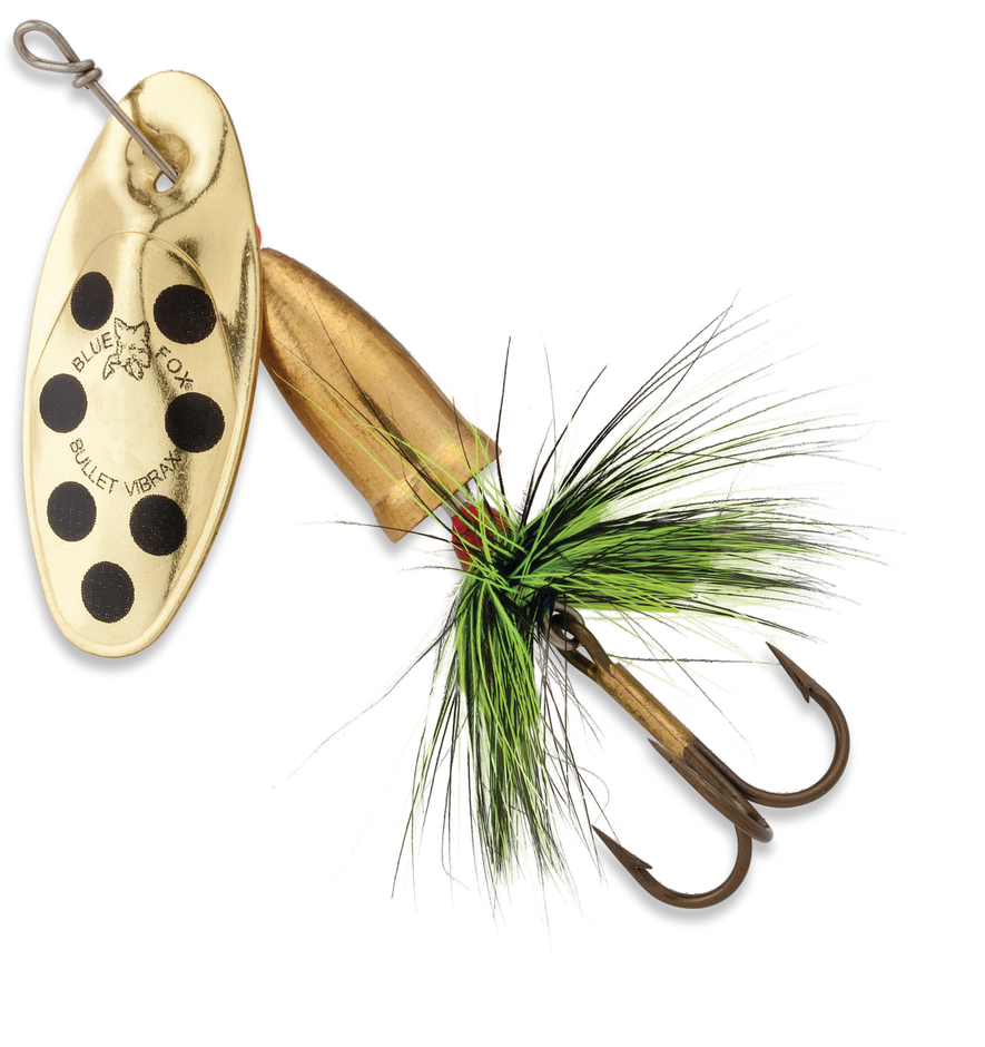 VIBRAX BULLET FLY 0 Gold Black/Flo. Yellow