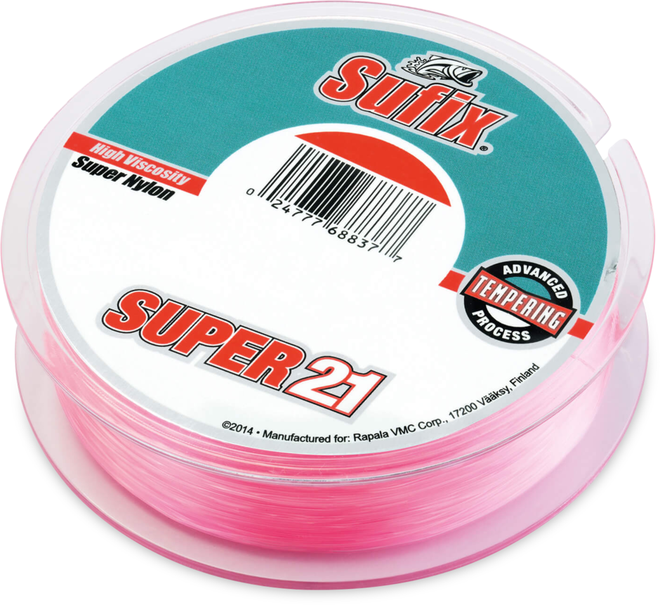 SUPER 21 150M 0.25MM/6.7KG/#2/13LB/HOT PINK