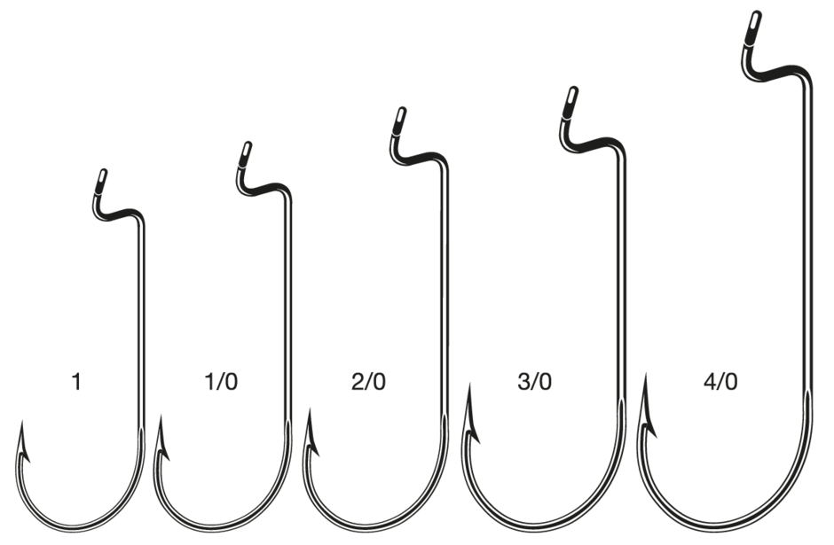 Worm Hook OffSet NS Black #5/0