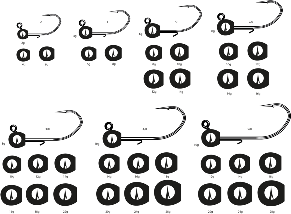 BULLET JIG  5/0  28G  X2