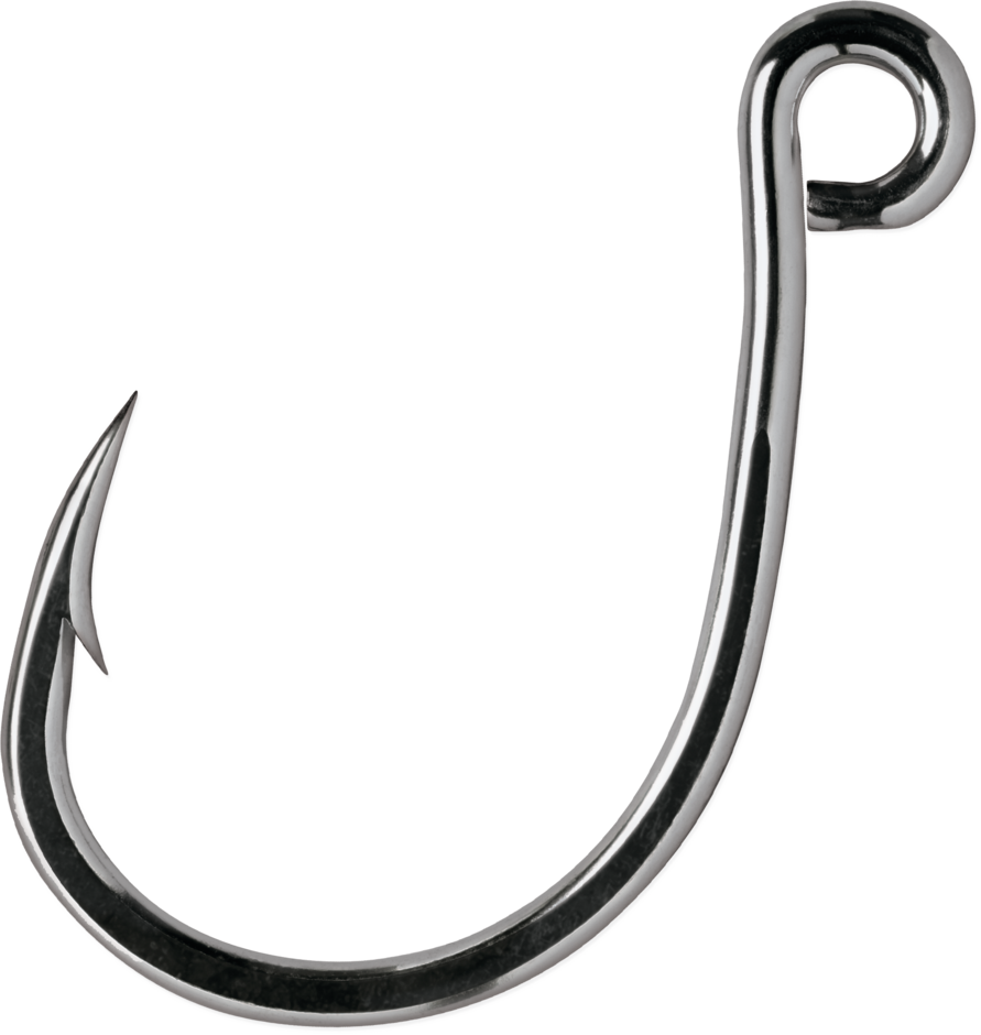 Inline Single Hook Black Nickel #5/0 Black Nickel
