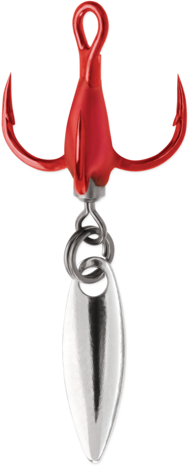Bladed Hybrid Treble Short 1X Tin Red #12