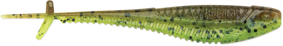 The Mooch Minnow 3.5 Green Pumpkin Chartreuse Pepper