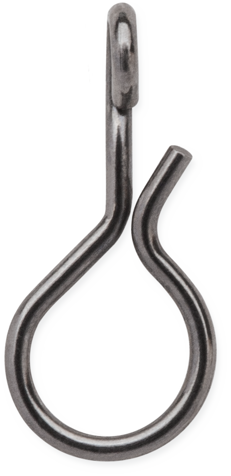 Black Stainless Fast Snap #8