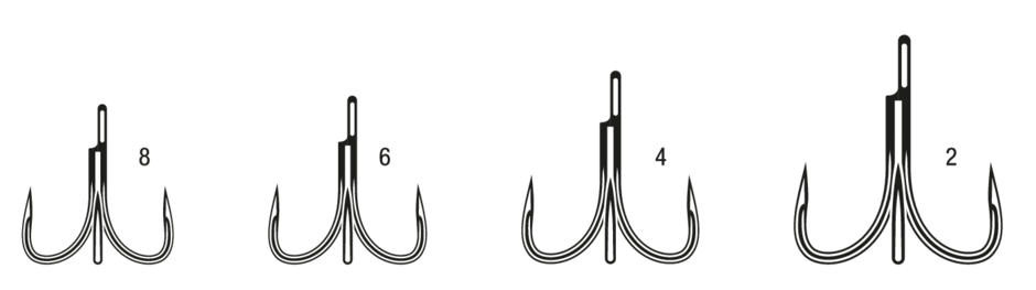2X-STRONG INLINE BARBLESS TREBLE