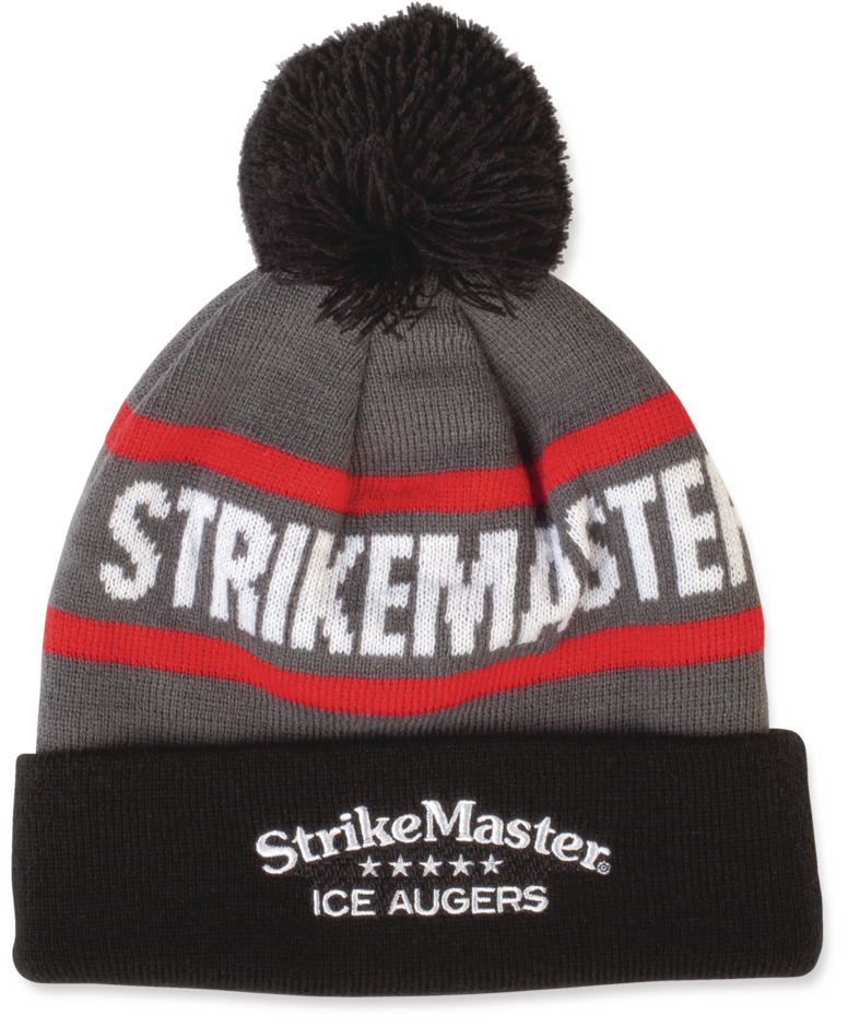 StrikeMaster Beanie Black/Grey/Red