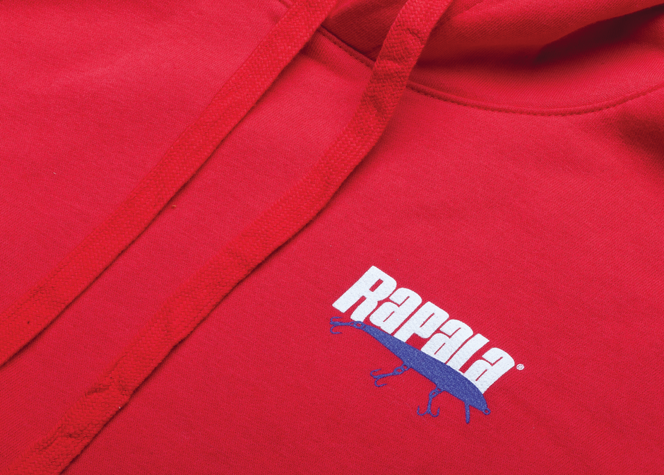 Rapala Red Fleece Pullover Hoodie