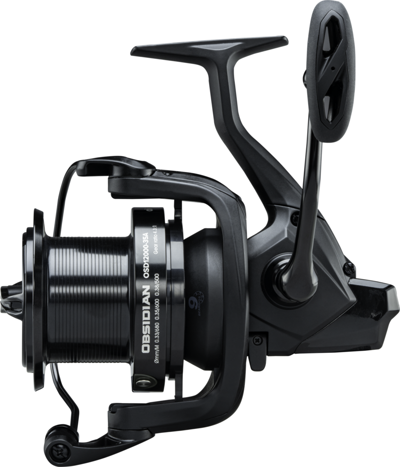 Obsidian Carp Reel  4.3:1 with Spare Spool