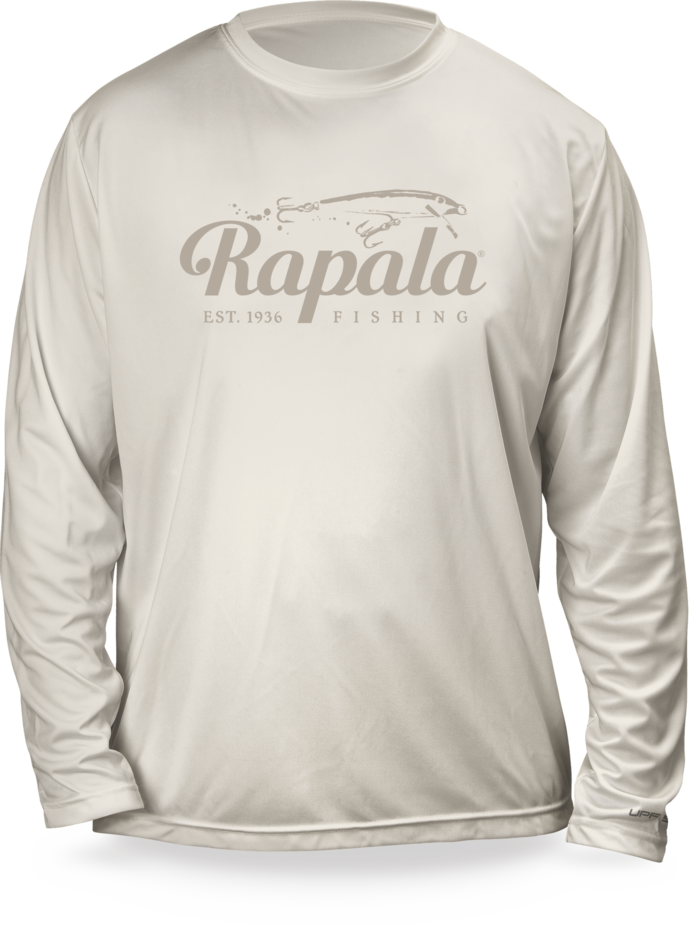 Rapala Floater Performance Longsleeve Tee in Sand