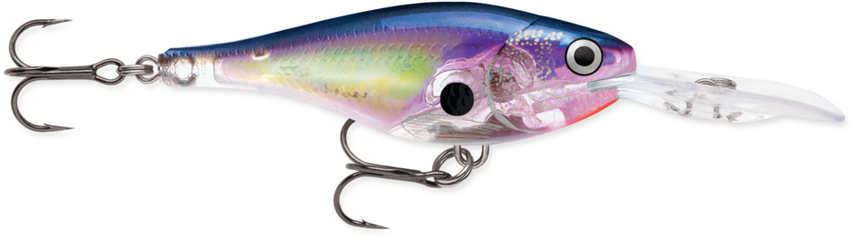 GLASS SHAD RAP 05 Glass Purple Shad