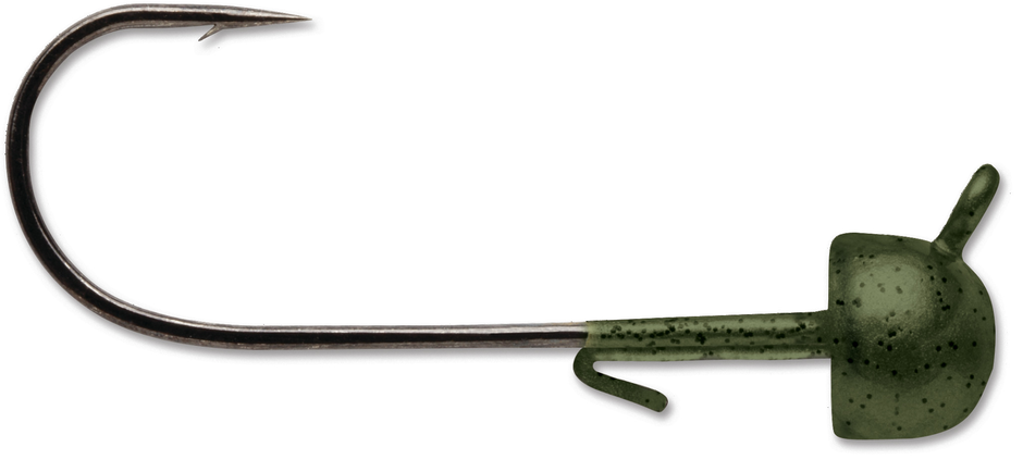 Half Moon Jig 1/8  Green Pumpkin