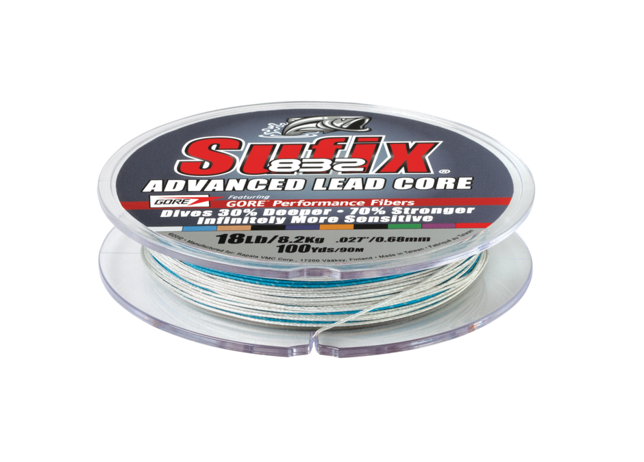 832 LEAD CORE 100Y 27LB/METERED