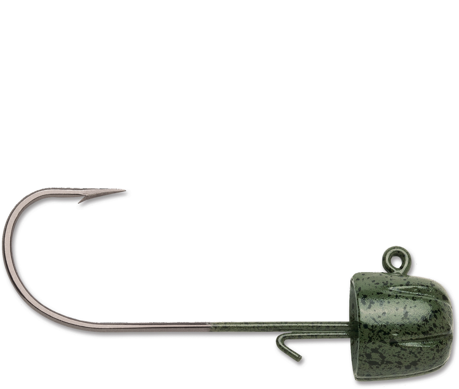 Finesse Half Moon Jig 3/32  Green Pumpkin