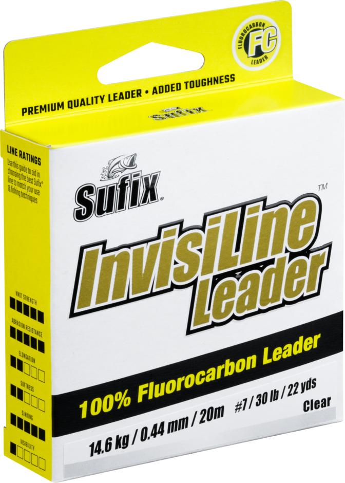 INVISILINE PREDATOR LEADER 18M COIL 0.92MM/45.7KG/#30/100LB/CLEAR