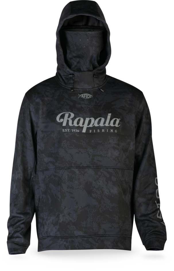 Liten リテンScallop Boa Hoodie / Black 【新品】 Rapala® x AFTCO® Reaper Hoodie Black Camo