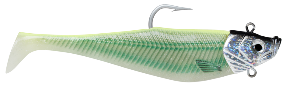 BISCAY GIANT JIGGING SHAD 09 Glow Tobis