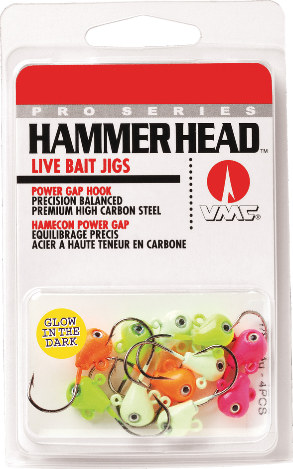 DHHJ Hammer Head Jig - 10 Assorted Glow Colors | VMC