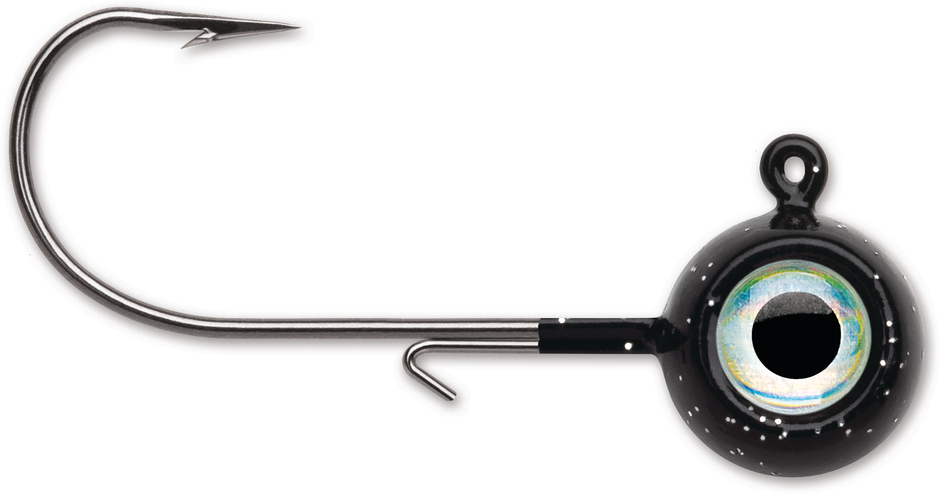 Neon Moon Eye Jig 1/4  Black