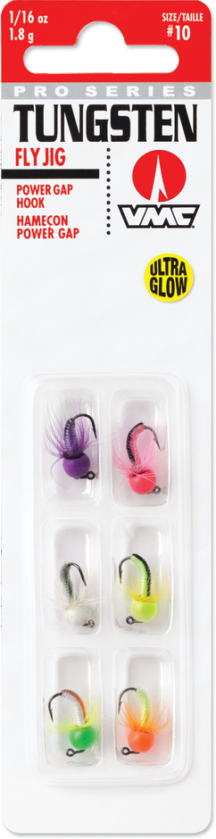 Tungsten Fly Jig Kit 1/64 Glow