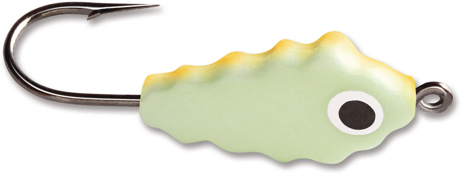 Waxy Jig 1/32 oz Orange Chartreuse Glow