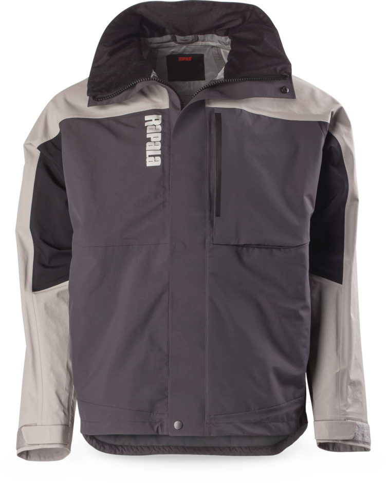 Rapala® Pro Rain Jacket Grey Black