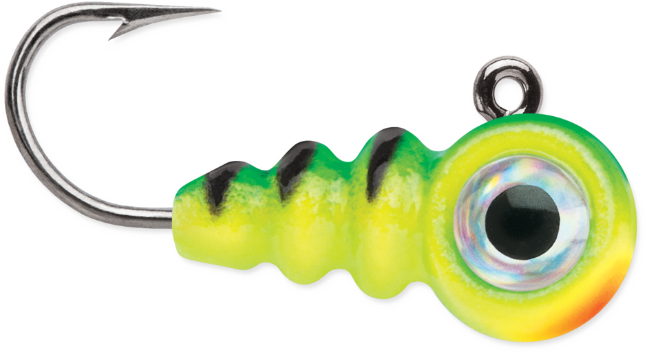 Tungsten Larv Eye Jig 1,8g Glow Fire Tiger