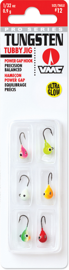 Tungsten Tubby Jig Kit 1/32 Glow