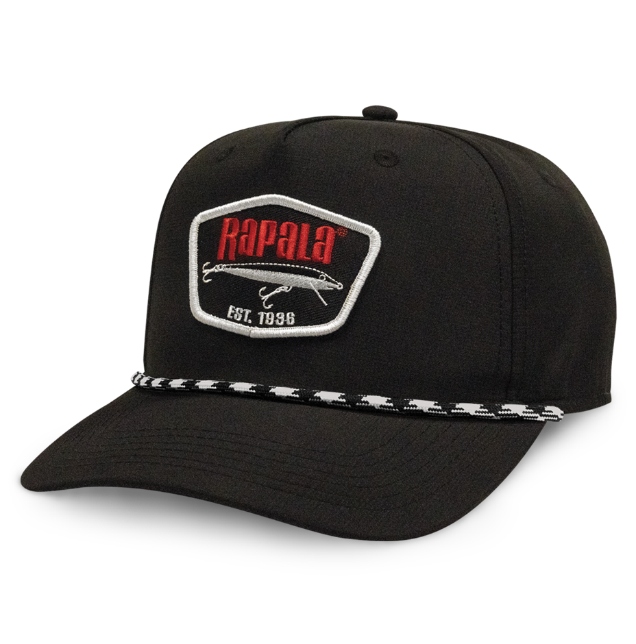 Late 80s Rapala Patch Cap White logo and rope