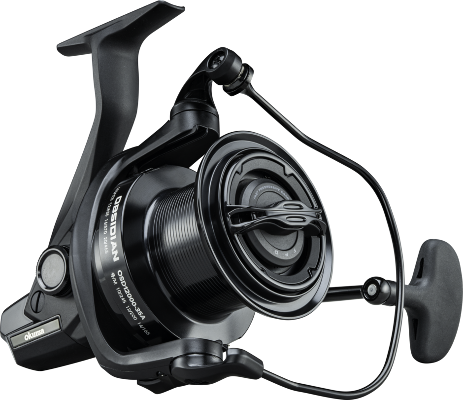 Obsidian Carp Reel  4.3:1 with Spare Spool
