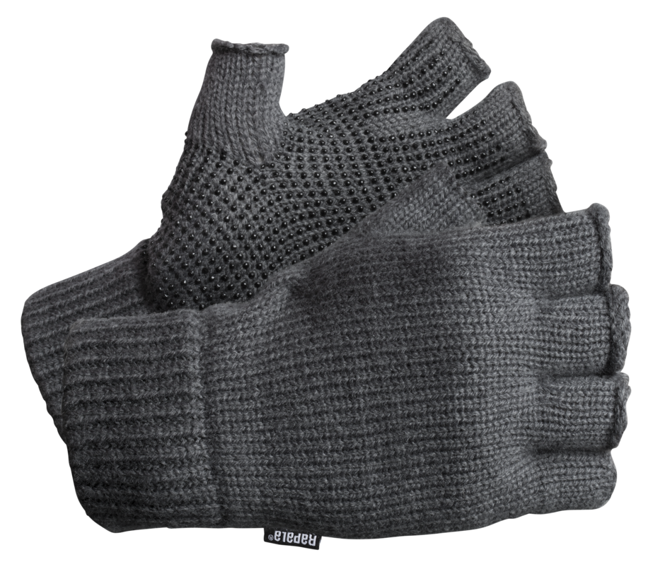 Varanger Half Finger Gloves gray large