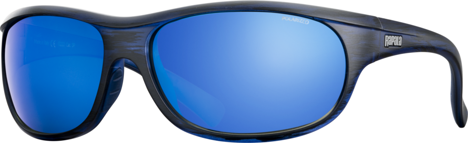 Precision Luzia Sunglasses, color: Matte Blue Stripped Grey Mirror