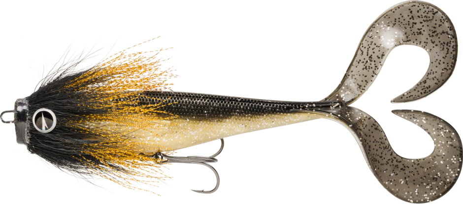 Rapala Soft Olio Prerigged 18 Black Widow Pre-rigged Swimbait