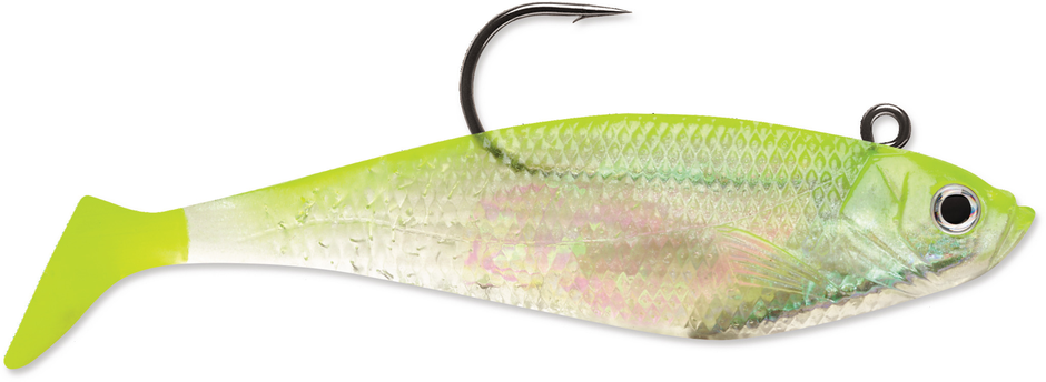 WILDEYE SWIM SHAD 03 Shiner Chartreuse Silver
