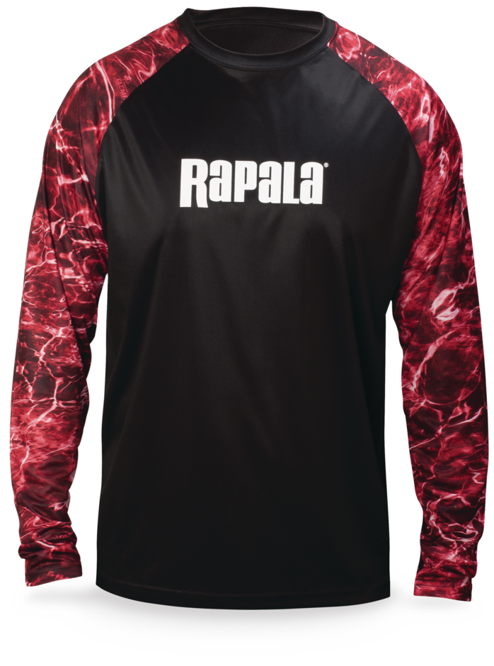 Rap Elmt LS Clr Block Crim/Blk