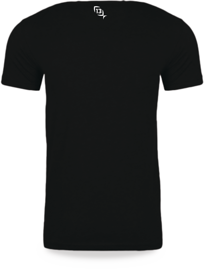 Slash Lifestyle T-Shirt Black w/White Slash Logo Medium