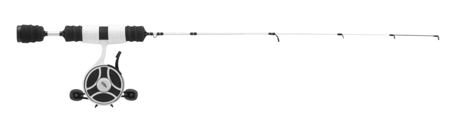 FreeFall Ghost / Fate V3 Ice Combo 27" UL (Ultra Light) - Tickle Stick Tip with Tennessee Handle and Evolve Reel Wraps - LH Retrieve