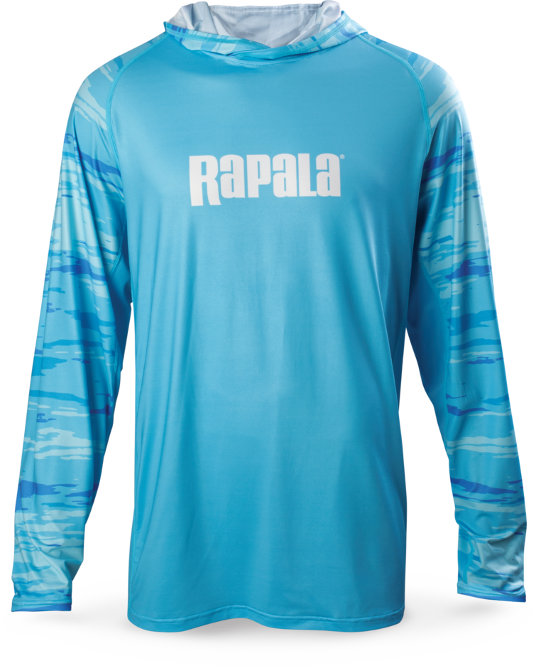 Rapala Performance Hood Blue Camo Extra Small